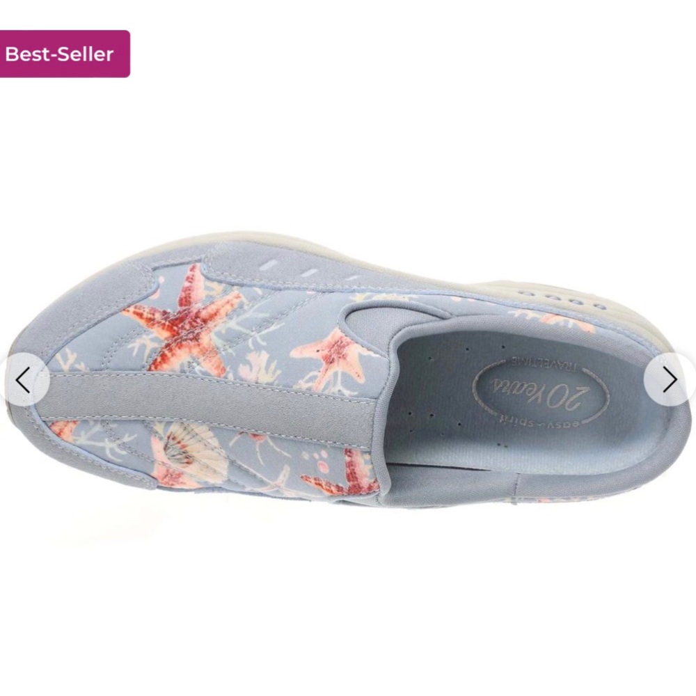 Easy Spirit Light Blue Slip-On Sea Life Mules - Picture 10 of 10